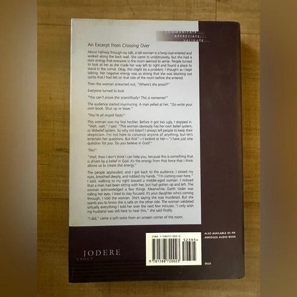 Crossing Over Book by John Edward - Picture 2 of 2